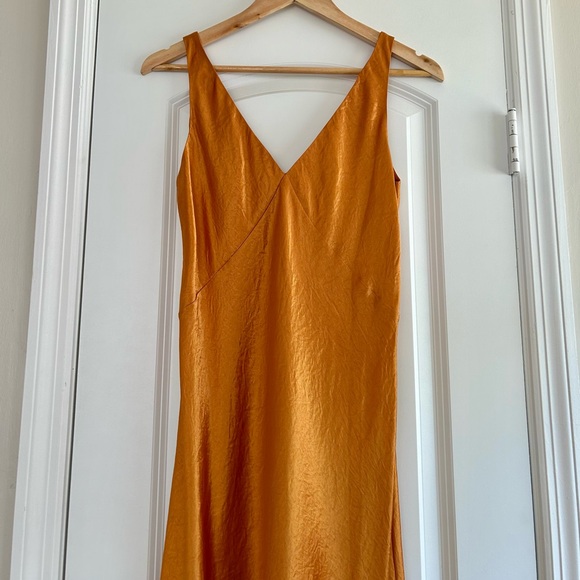 Vince V Neck Maxi Slip Dress - Picture 3 of 4